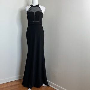Gorgeous Form Fitting Black Gown